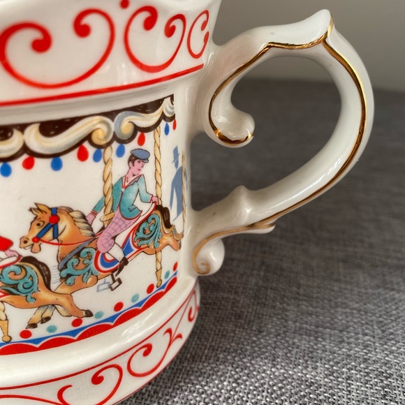 Vintage Sadler Edwardian Entertainment Carousel Teapot - Picture 5 of 9